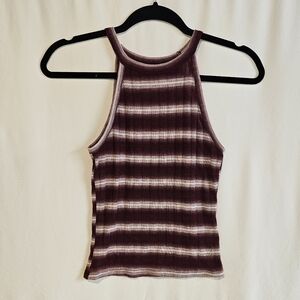 Mudd Racerback Ribbed Knit Stretchy Tank Top Y2K Vintage Size Small